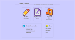 Desktop Screenshot of antunkarlovac.com